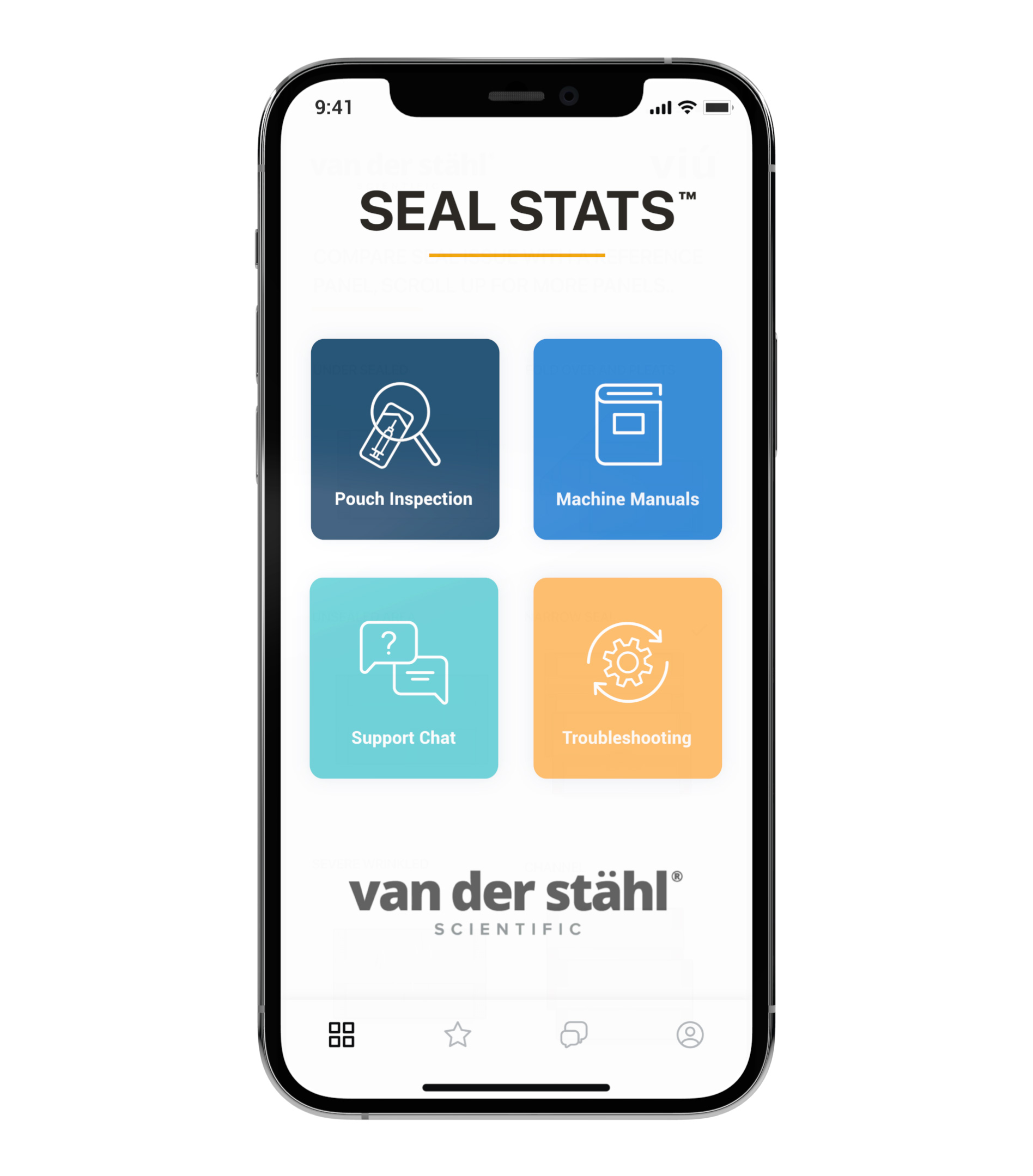 seal stats app home screen